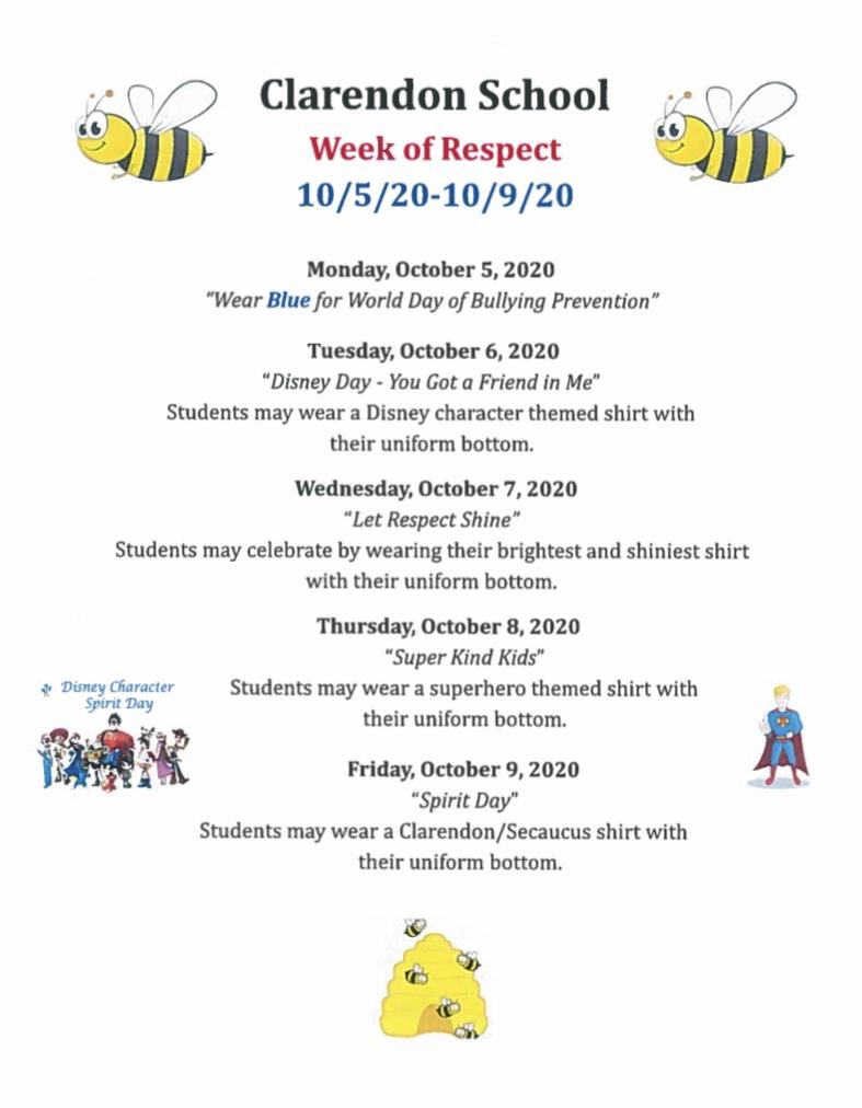 Clarendon School Week of Respect